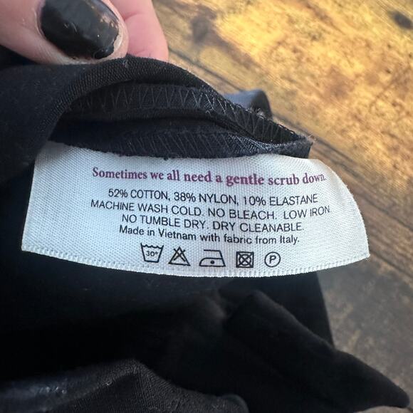 MM LaFleur pants 6 black straight leg office business classy minimalist capsule - Picture 7 of 10